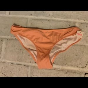 NWT XS Peachy Victoria’s Secret Pink Cheeky Bikini Bottoms